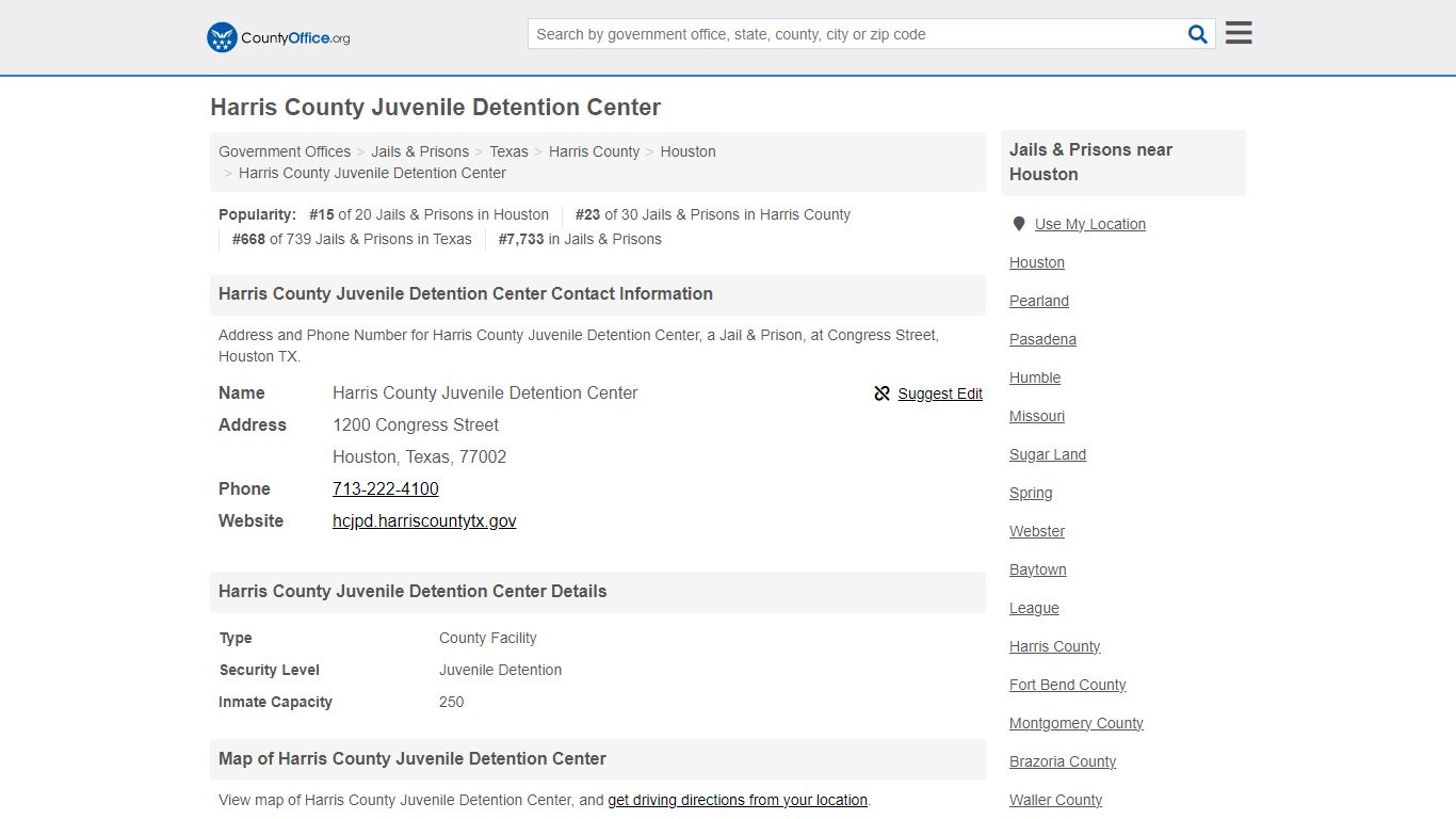 Harris County Juvenile Detention Center