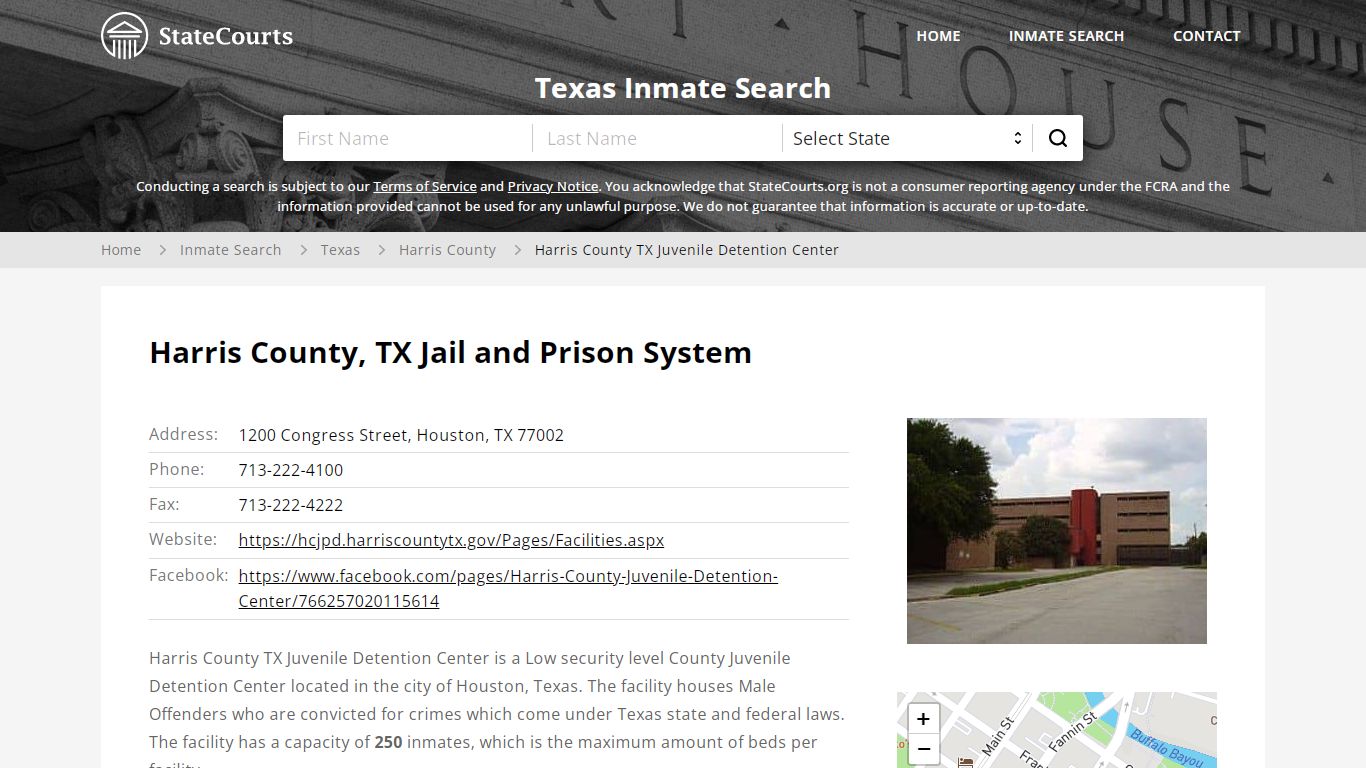 Harris County TX Juvenile Detention Center Inmate Records Search, Texas ...